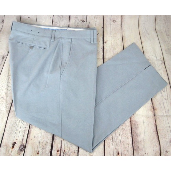 FOOTJOY‎ Men's Flat Front Performance Golf Pants SIZE 40/30 Light Gray NWOT